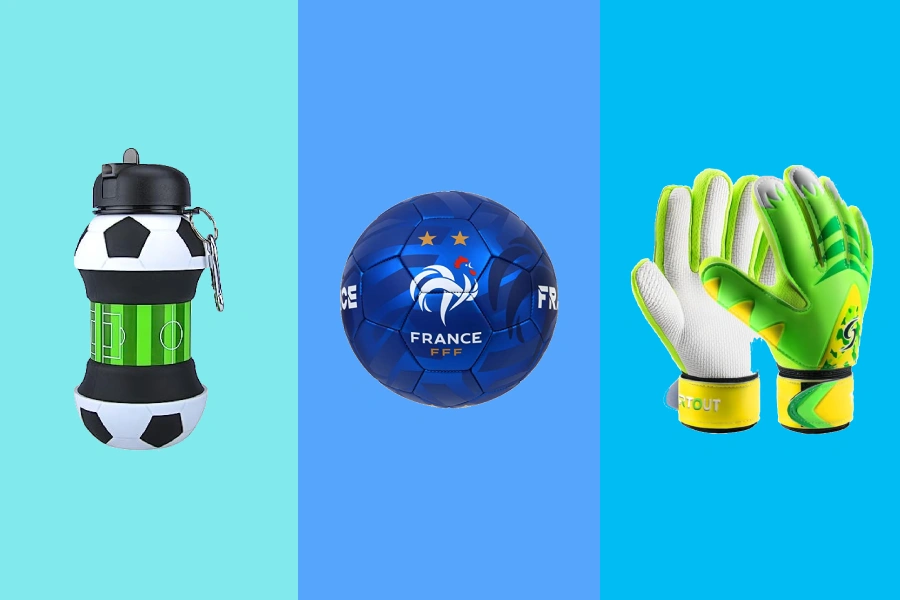 trois cadeaux de football